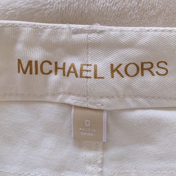 NWT Michael Kors Skinny Ankle Zip Jeans Size 0 - Picture 2 of 6